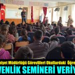 Dilovası Polisinden Öğrencilere Bilgilendirme Semineri