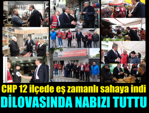 CHP Milletvekili Harun Yıldızlı, İlçe Yöneticileriyle  Halkın Nabzını Tuttu