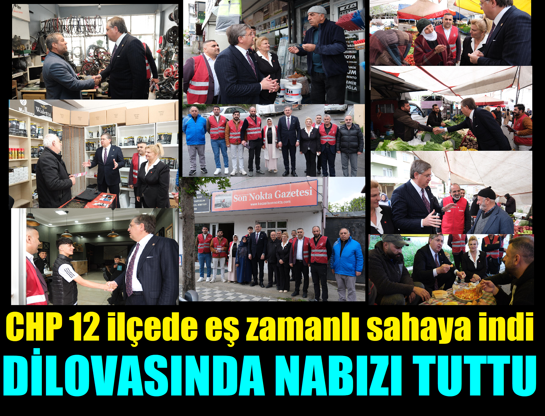 CHP Milletvekili Harun Yıldızlı, İlçe Yöneticileriyle  Halkın Nabzını Tuttu