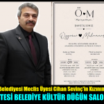 BBP İlçe Başkanı ve Belediye Meclis Üyesi Cihan Sevinç, Mutlu Gününde Herkesi Davet Etti
