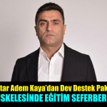 “Hizmette Devam” Dedi, Düğmeye Bastı: Muhtar Adem Kaya’dan Öğrencilere Büyük Müjde!