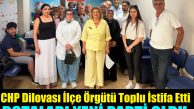 CHP Dilovası İlçe Örgütü Toplu Halde İstifa Etti