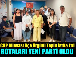 CHP Dilovası İlçe Örgütü Toplu Halde İstifa Etti