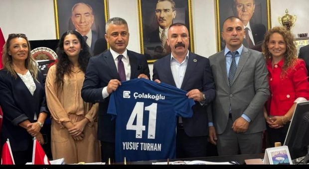 MHP Dilovası Teşkilatı’na Çolakoğlu Metalurji Spor Kulübü’nden Anlamlı Ziyaret