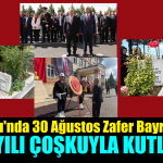 Dilovası’nda 30 Ağustos coşkusu: Zaferin 104. yılı kutlandı