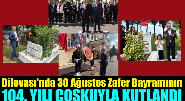 Dilovası’nda 30 Ağustos coşkusu: Zaferin 104. yılı kutlandı