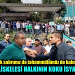 Diliskelesi’nde koku isyanı: “Artık sabrımız da tahammülümüz de kalmadı!”