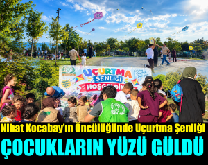 İHH Dilovası çocukların yüzünü güldürdü, Nihat Kocabay’ın öncülüğünde uçurtma şenliği