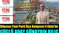 Dilovası’nda Demokrasi Şöleni: Yeni Parti İlçe Kongresi 4 Ekim’de Gerçekleşiyor